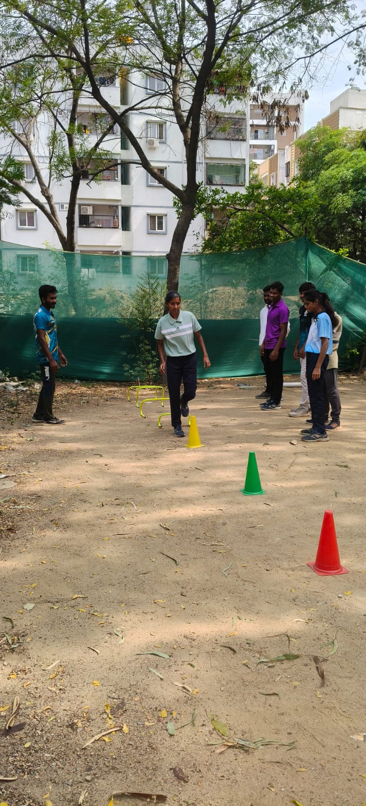 Sports practice session